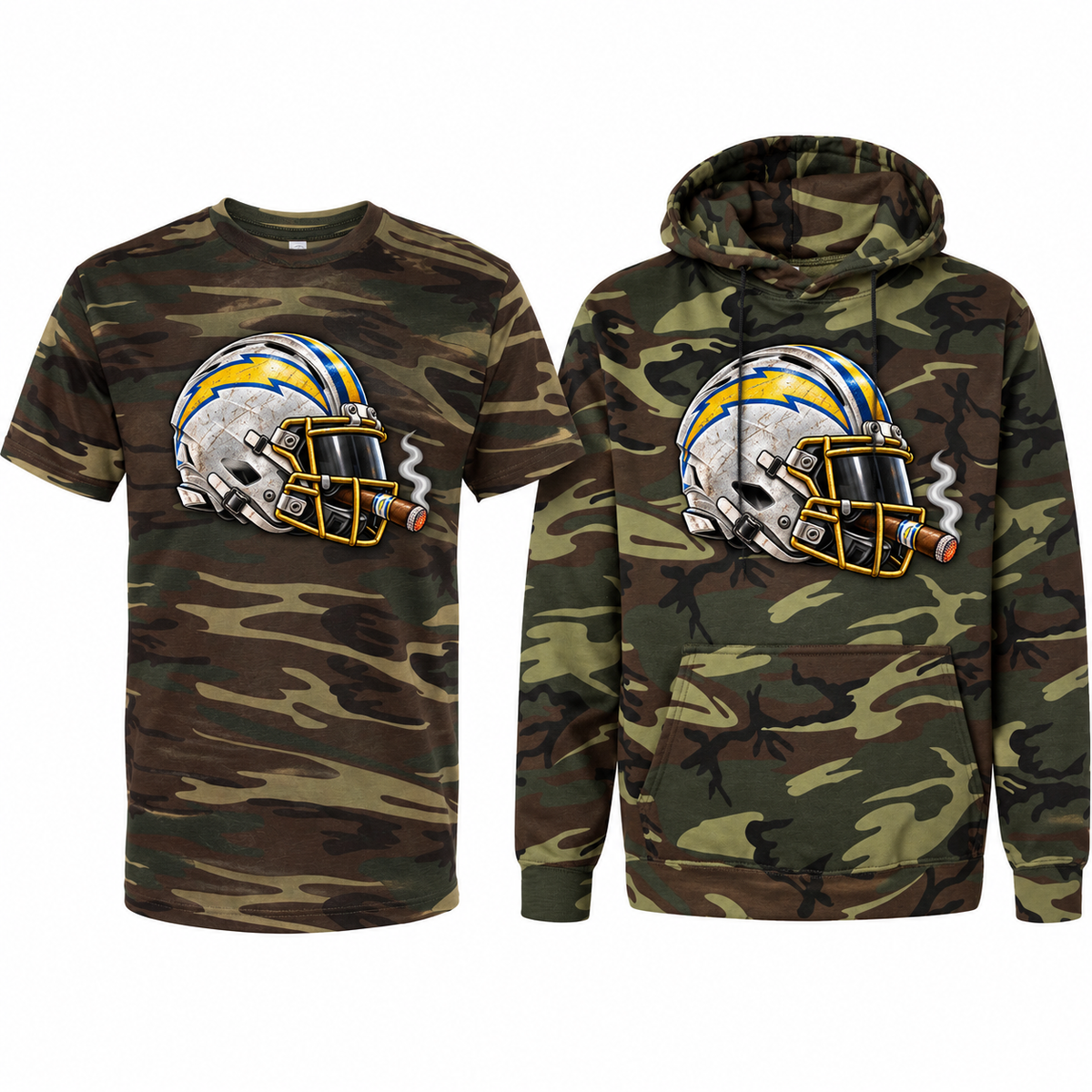 Houston Texans League of Smoke Camo Edition tee and hoodie