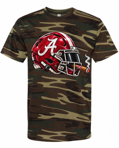 League of Smoke Alabama camo tee mockup