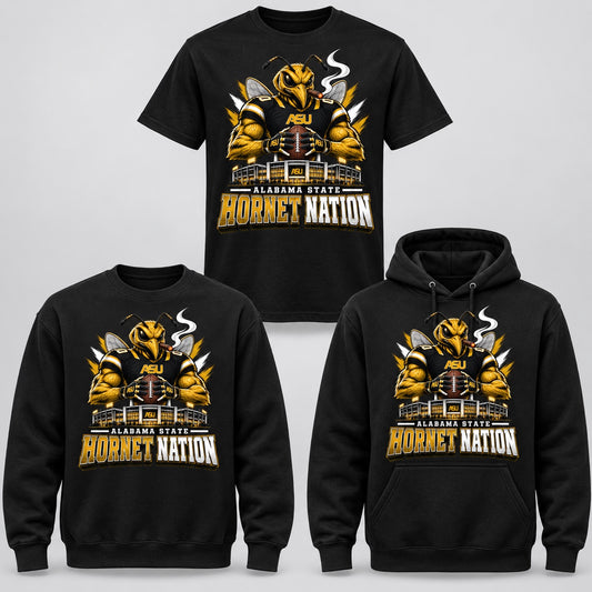 League of Smoke – Alabama State Hornet Nation apparel set