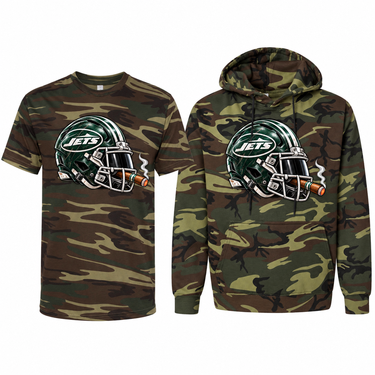 Buffalo Bills League of Smoke Camo Edition tee and hoodie