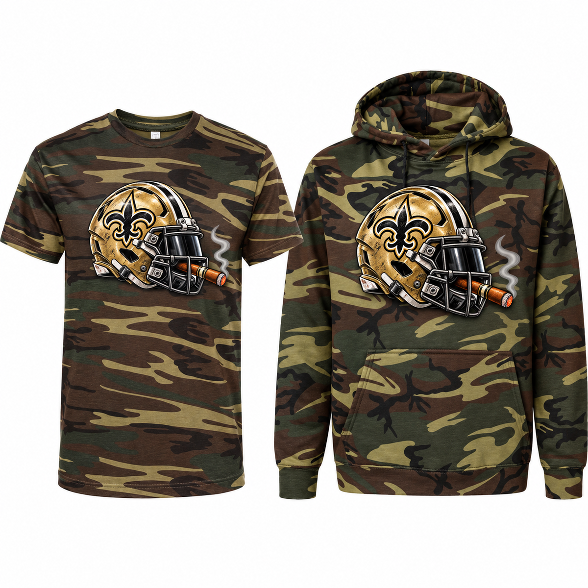 Minnesota Vikings League of Smoke Camo Edition tee and hoodie