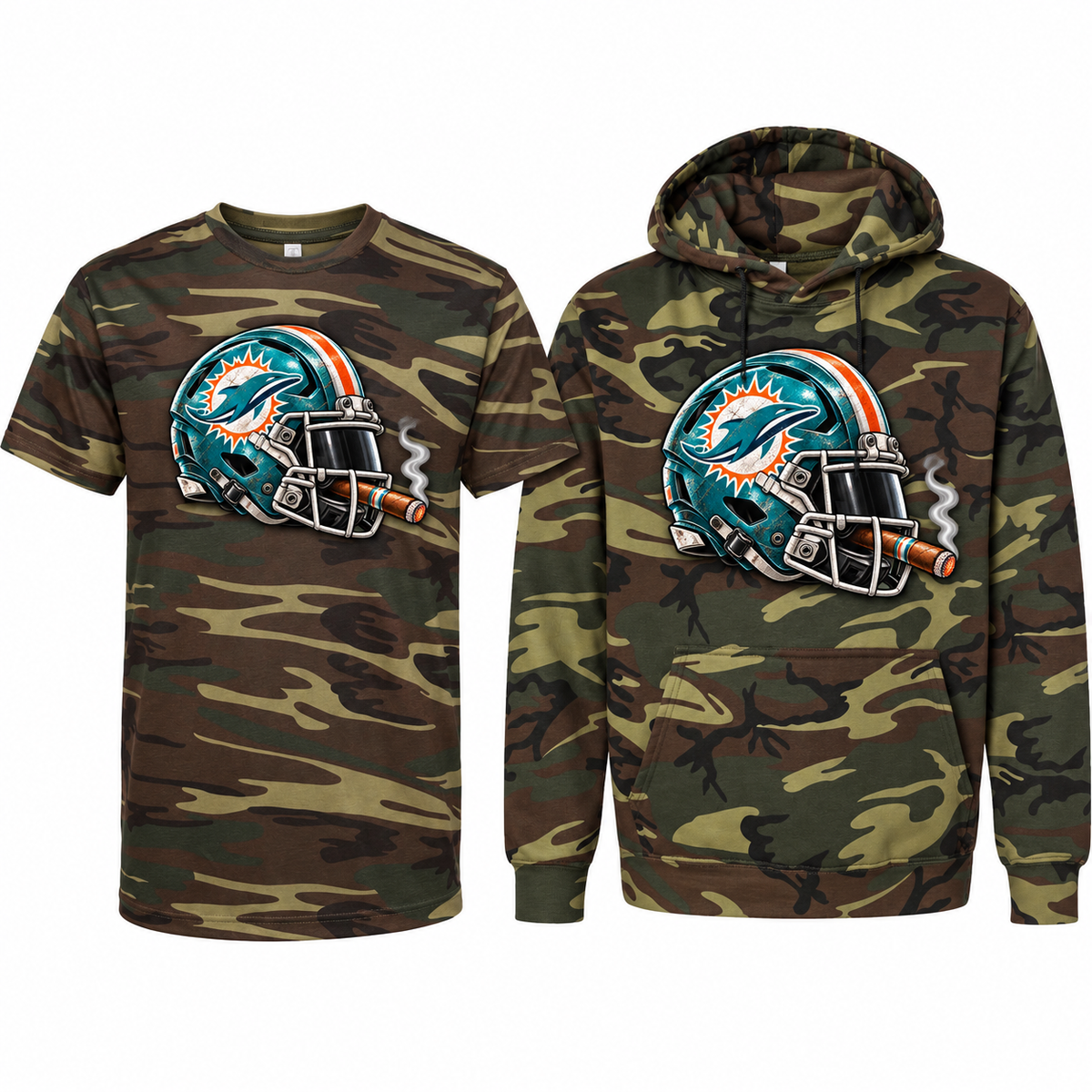 Philadelphia Eagles League of Smoke Camo Edition tee and hoodie