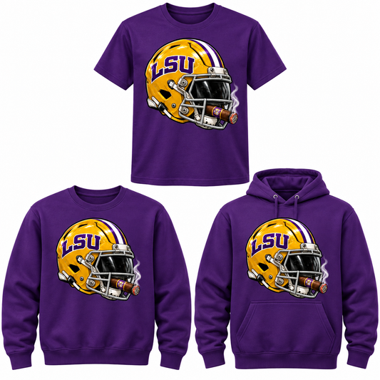 League of Smoke College Helmet Series – LSU