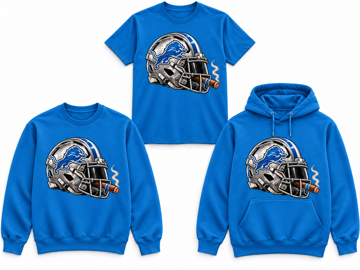 League of Smoke Helmet Series – Detroit Lions