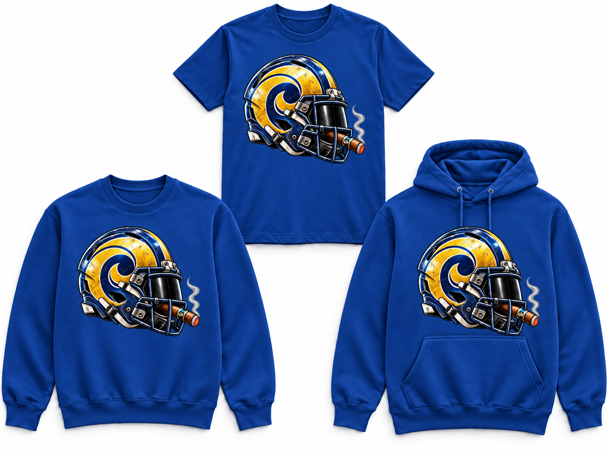 League of Smoke Helmet Series – Los Angeles Rams