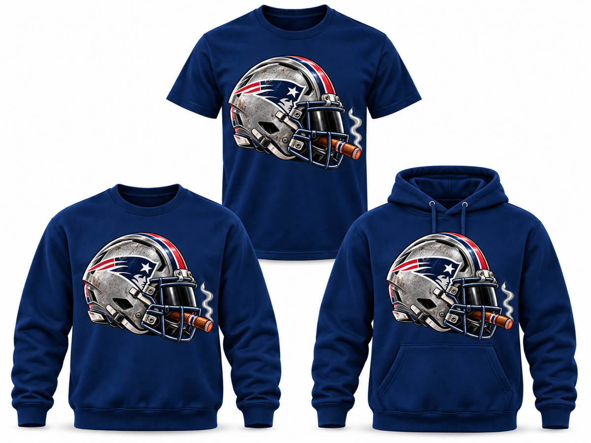 League of Smoke Helmet Series – New England Patriots