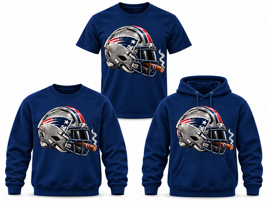 League of Smoke Helmet Series – New England Patriots