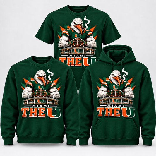 League of Smoke – Miami Hurricanes The U apparel set