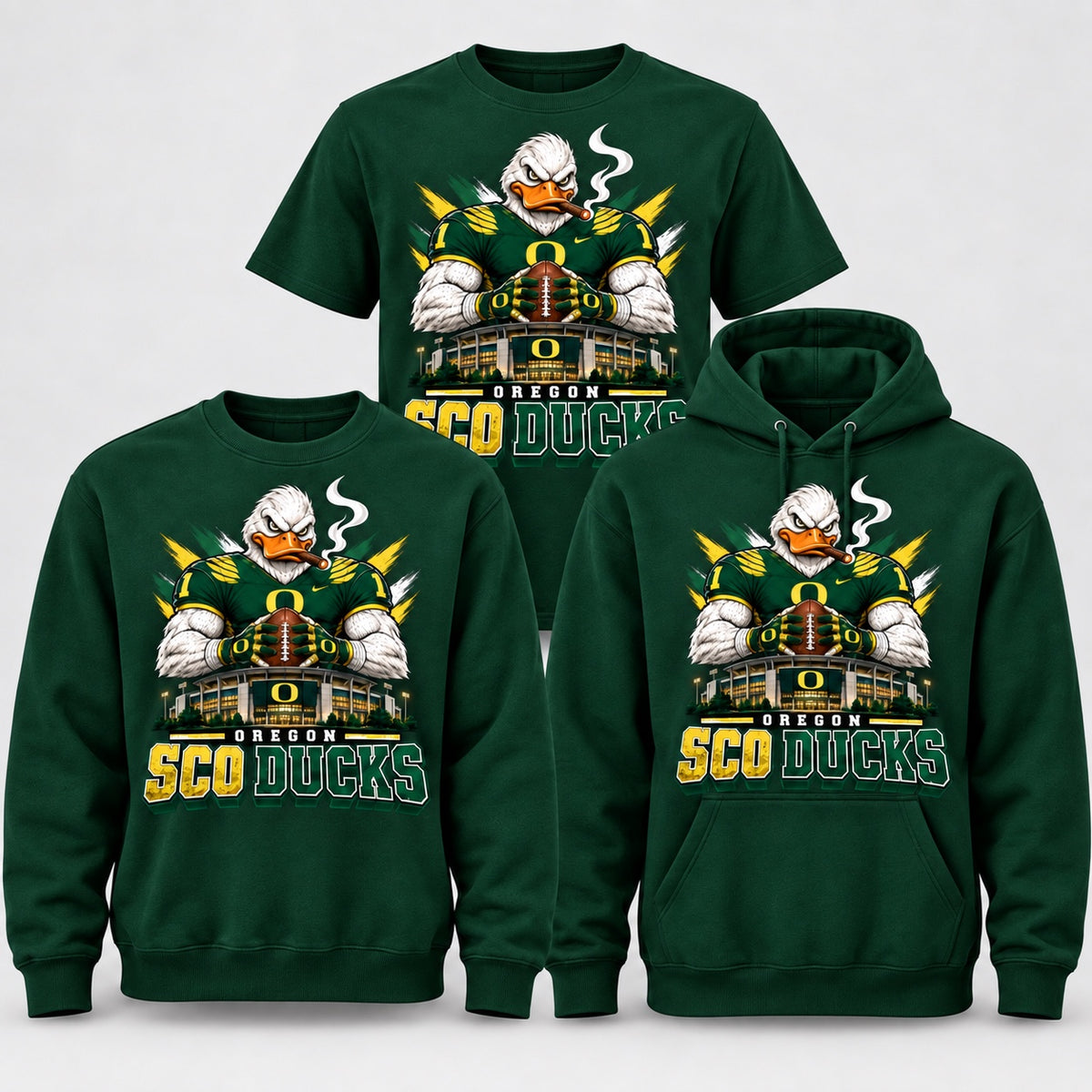 League of Smoke – Oregon Oregon Ducks apparel set