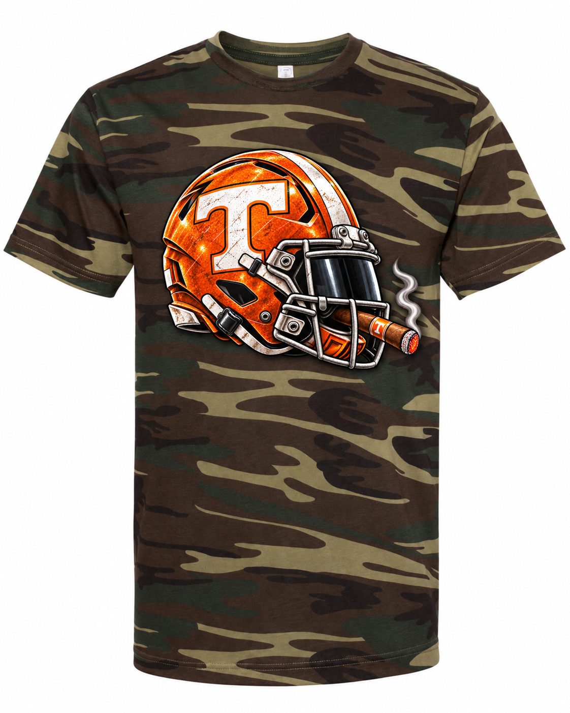 League of Smoke Tennessee camo tee mockup